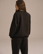 Oversized Sweatshirt - Black