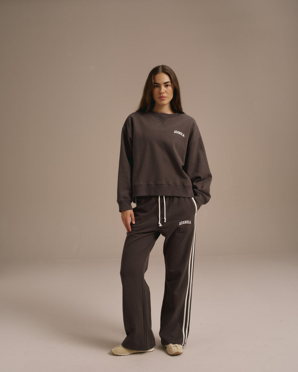 Loose Fit Sweatshirt - Coffee Bean