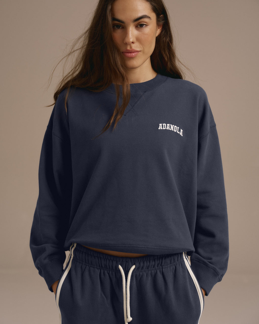 Loose Fit Sweatshirt - Midnight Blue