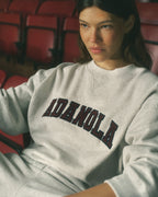 Loose Fit Sweatshirt - Light Grey Melange