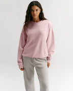 Oversized Sweatshirt - Soft Pink