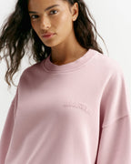 Oversized Sweatshirt - Soft Pink