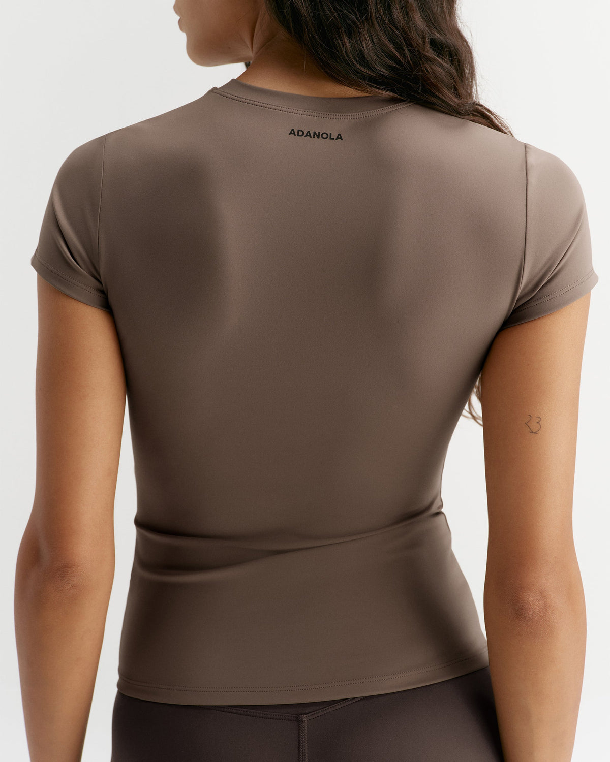 Ultimate Short Sleeve Top - Dusty Brown