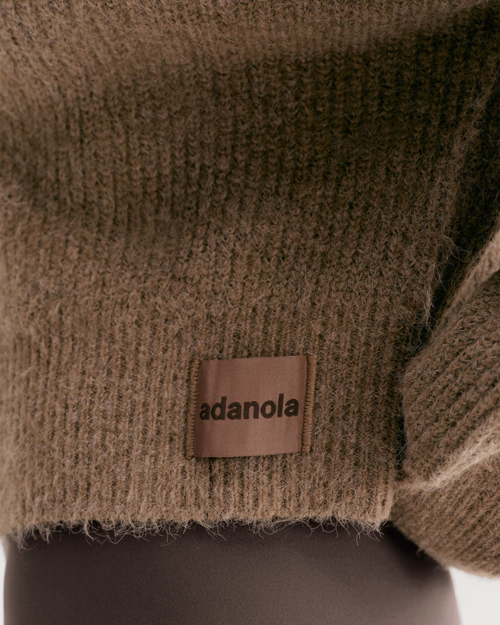 Knit Button Up Cardigan - Walnut Brown