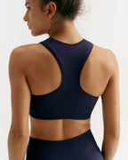 Classic Seamless Racer Back Bra - Navy Blue