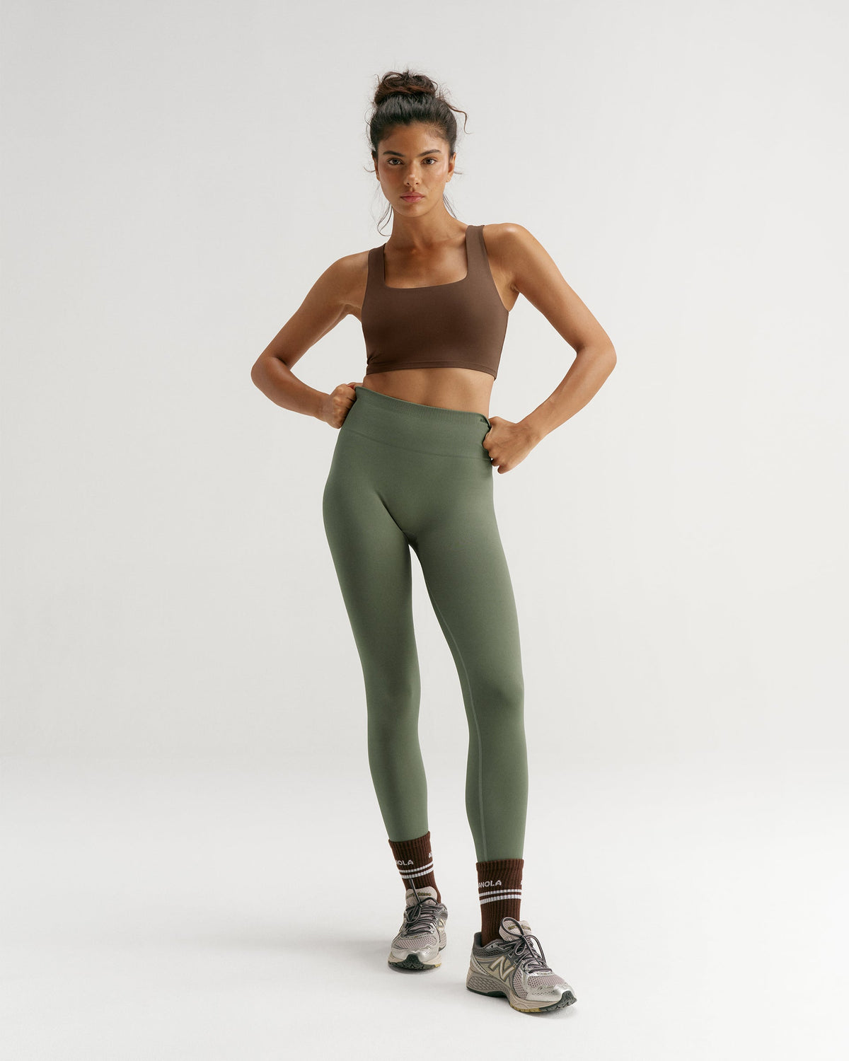 Classic Seamless Leggings - Thyme Green