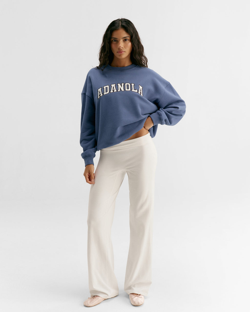 Oversized Sweatshirt - Denim Blue