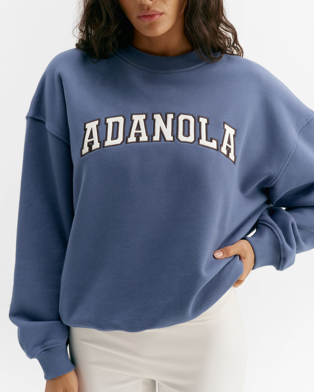 Oversized Sweatshirt - Denim Blue