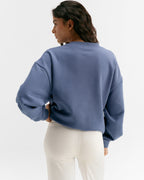 Oversized Sweatshirt - Denim Blue