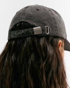 Adanola Script Washed Cap - Graphite Grey