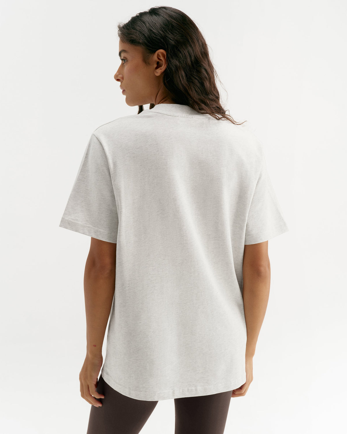 ADA Oversized T-shirt - Light Grey Melange