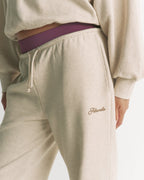 Studio Loose Fit Sweatpants - Oatmeal Marl