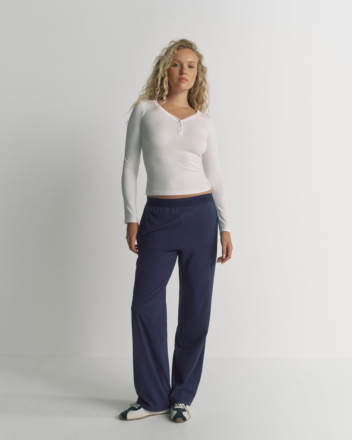 Adanola Waistband Trousers - Navy