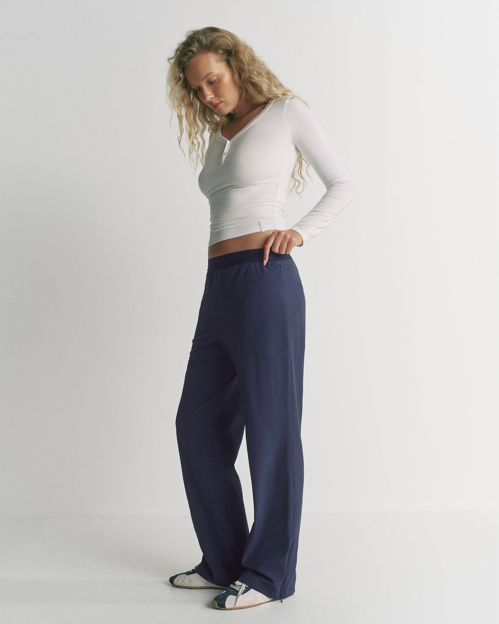 Adanola Waistband Trousers - Navy