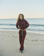 Vintage Straight Leg Sweatpants - Damson