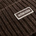 Rib Knit Beanie - Coffee Bean