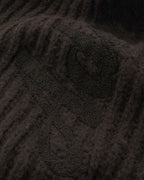Chunky Boucle Scarf - Coffee Bean