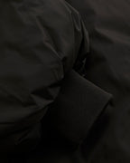 Funnel Neck Balloon Sleeve Down Puffer Jacket - Coffee Bean