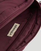 Branded Multi-Strap Bag - Damson