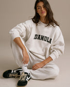 Cuffed Sweatpants - Light Grey Melange