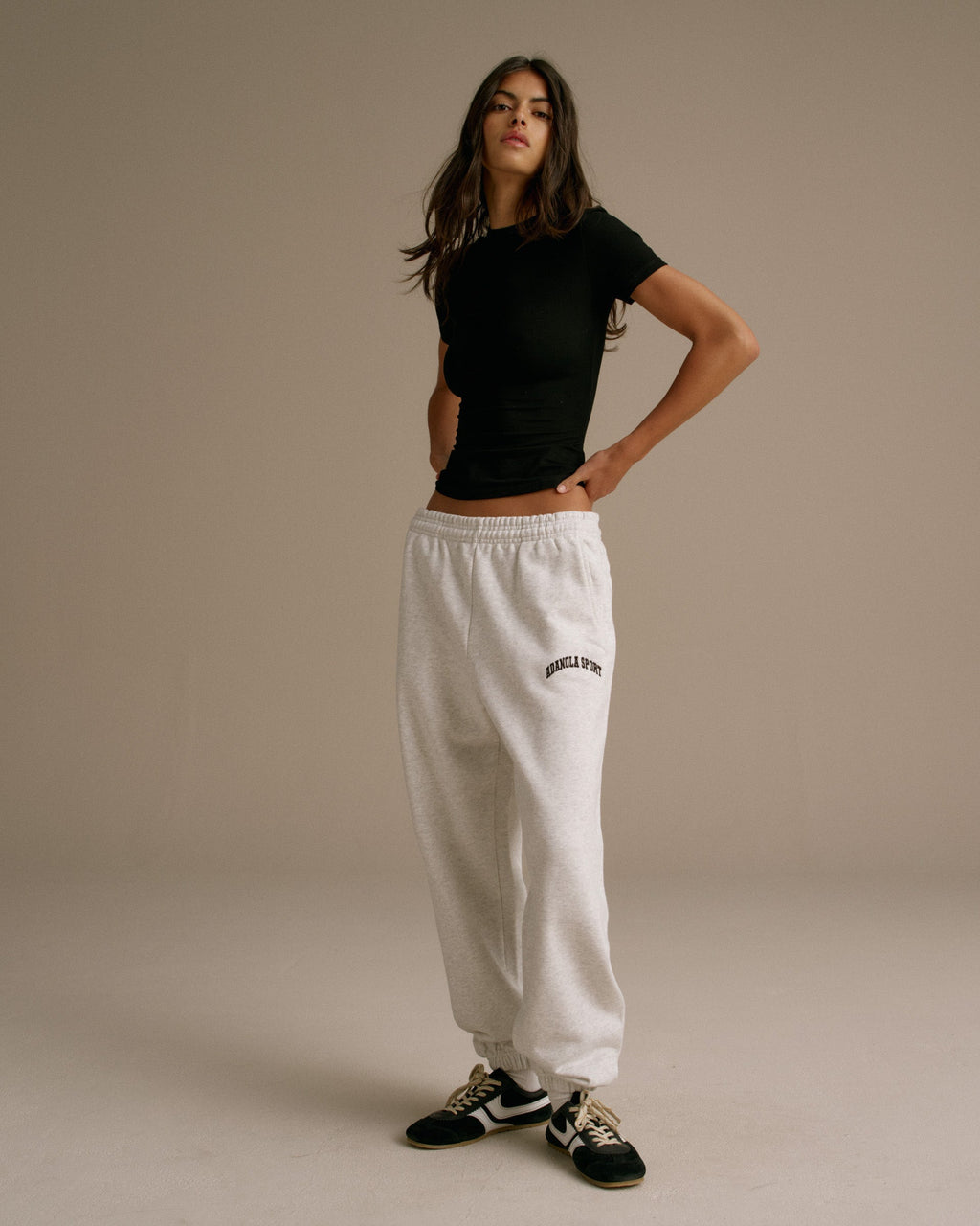 Cotton Short Sleeve Top - Black