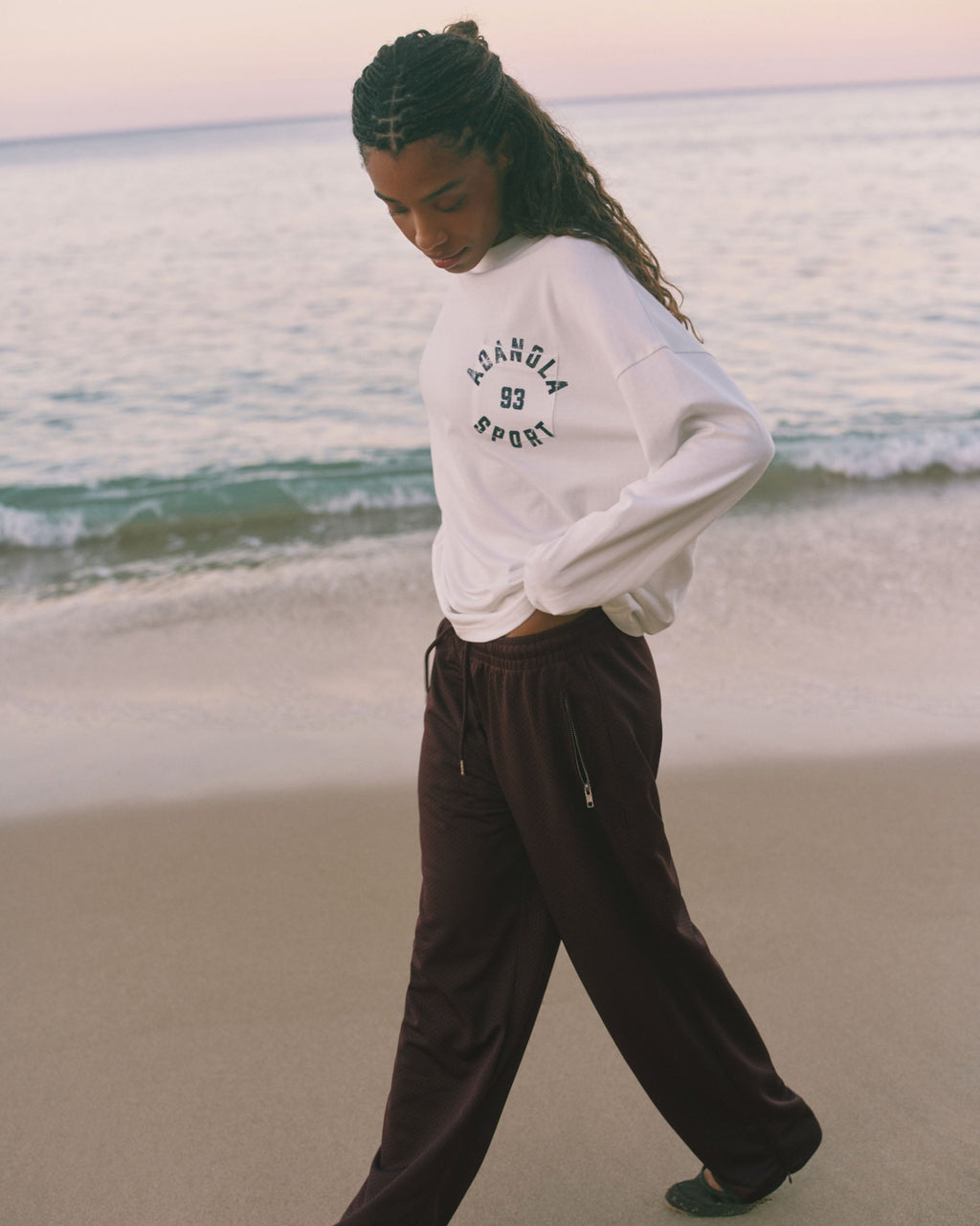 Oversized Long Sleeve T-shirt - Marshmallow White