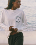 Oversized Long Sleeve T-shirt - Marshmallow White