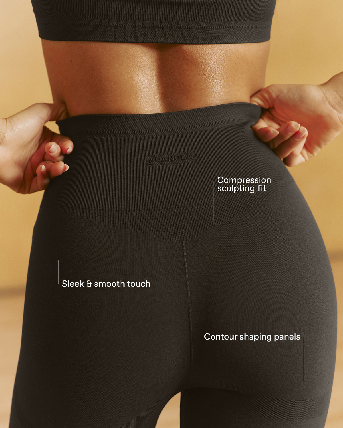 Seamless Leggings - Coffee Bean