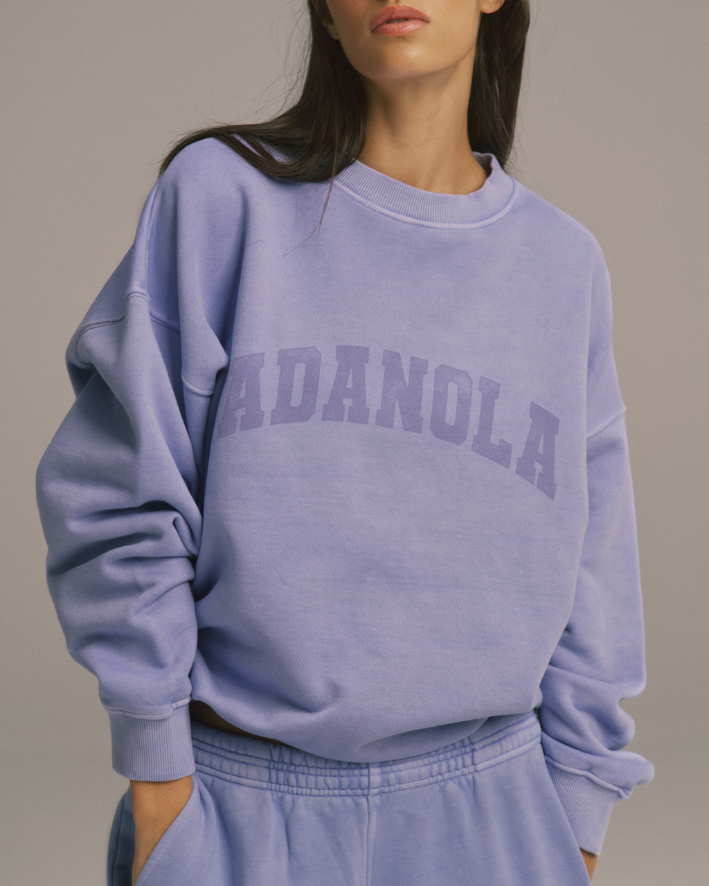 Oversized Sweatshirt - Washed Lavender