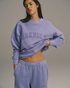Oversized Sweatshirt - Washed Lavender