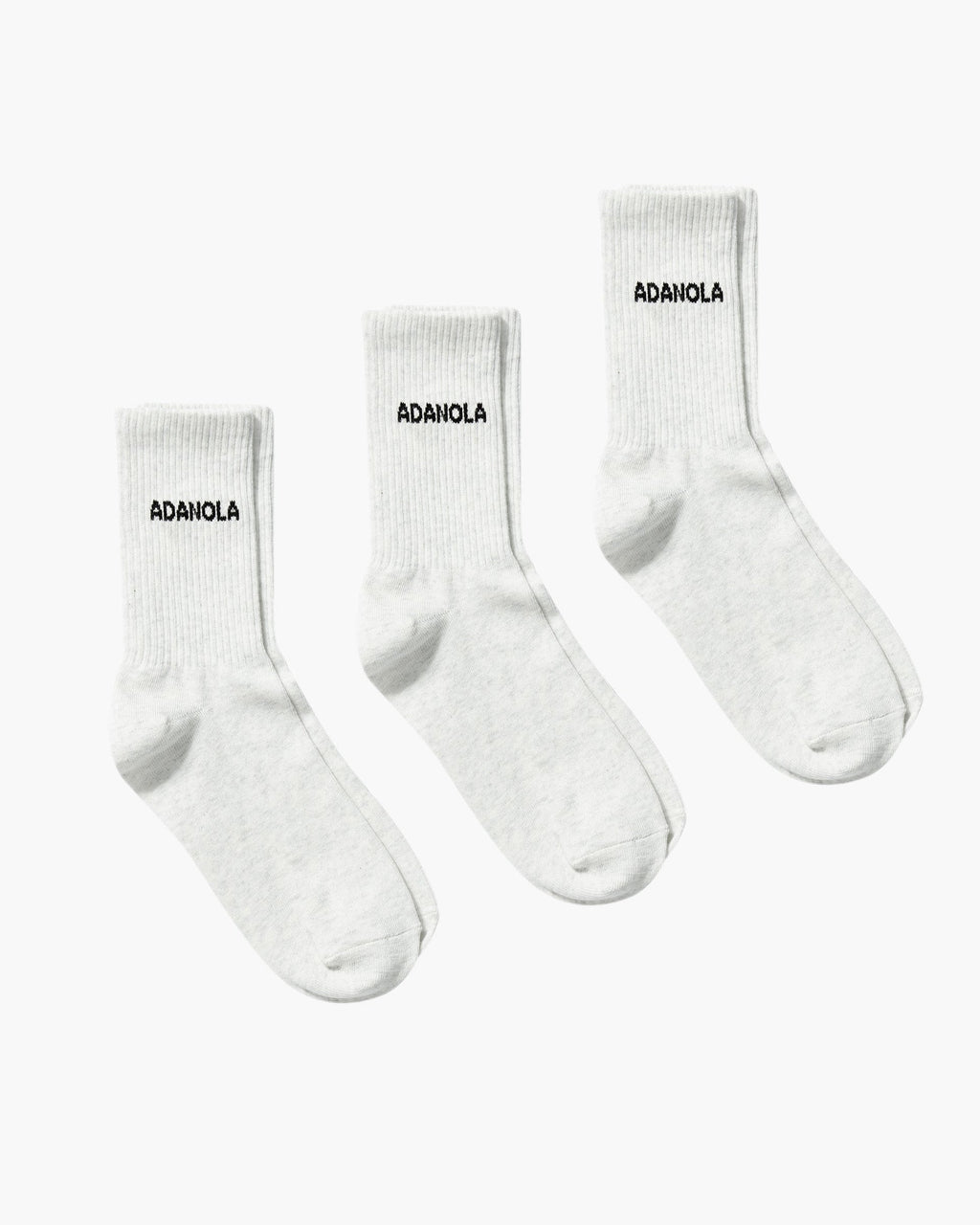 3 Pack Socks - Light Grey Melange