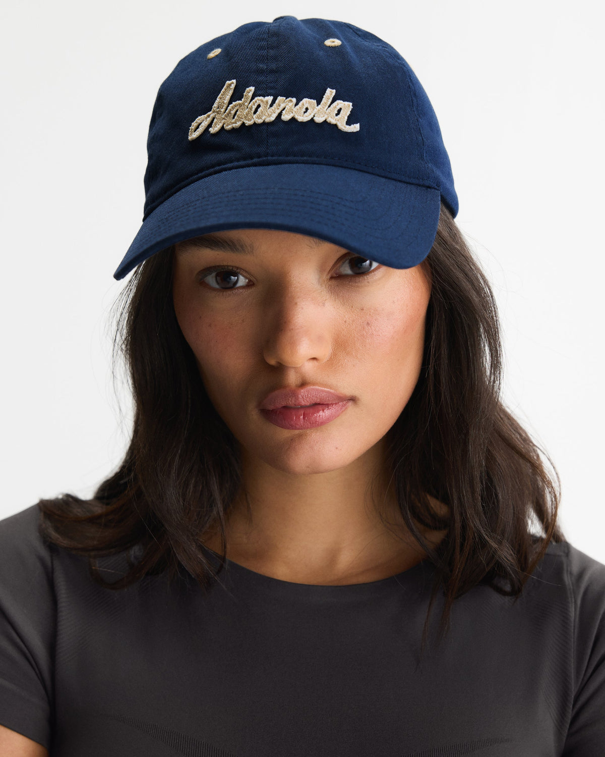 Applique Cap - Navy Blue
