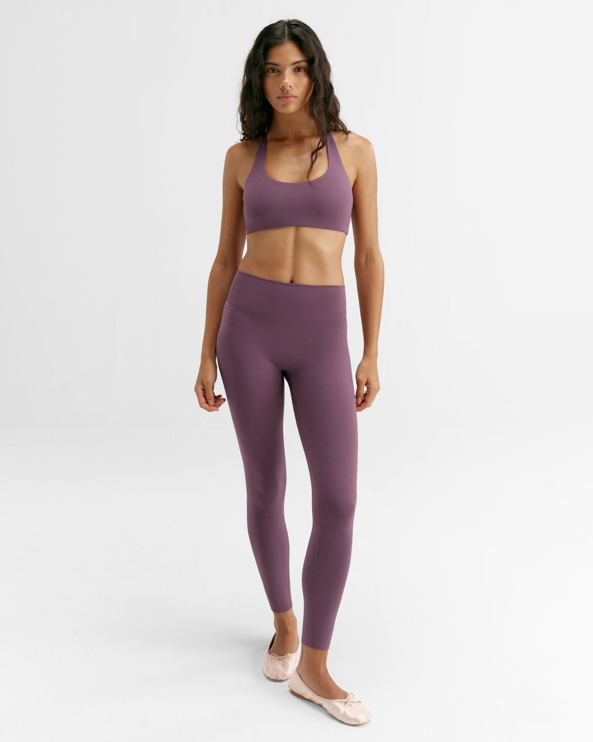 Ultimate Narrow Racer Back Bra - Elderberry Purple